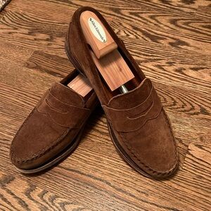 Allen Edmonds- Cavanaugh loafer- Snuff Suede- 10.5 D